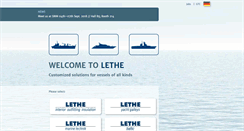 Desktop Screenshot of lethe-hamburg.de